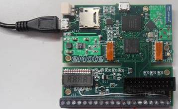 dot NOW board with USB cable